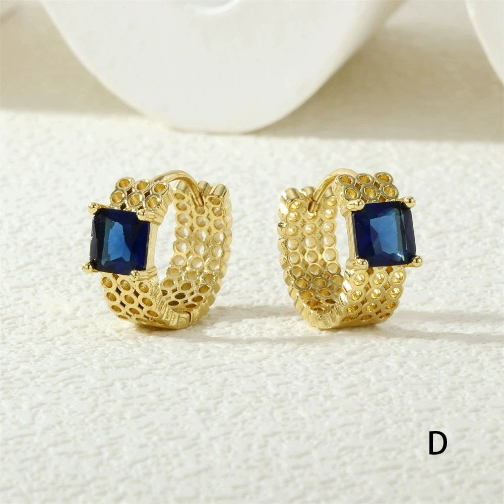 Bohemian Square Earrings Women