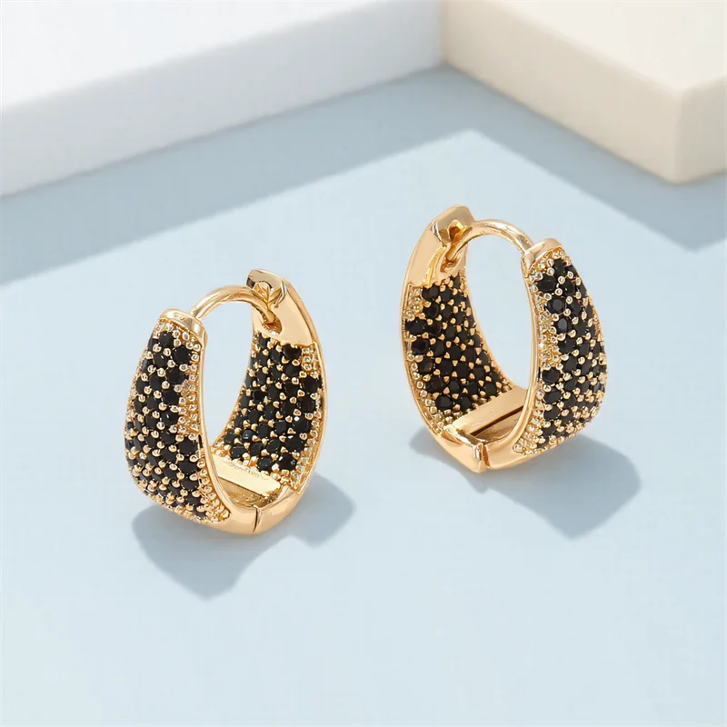 Rainbow Crystal Earrings Women