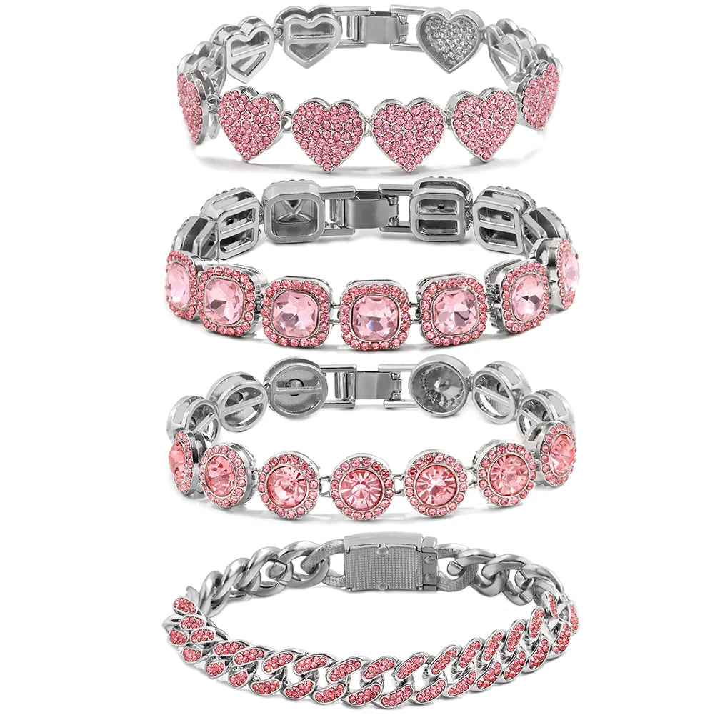 Iced Cuban Bracelet Women