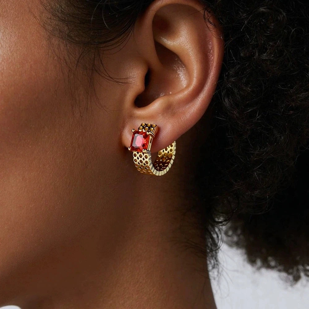 Bohemian Square Earrings Women