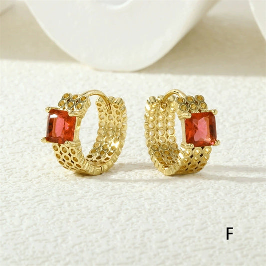 Bohemian Square Earrings Women