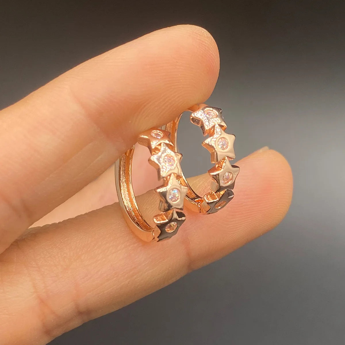 Star Charm Earrings Women