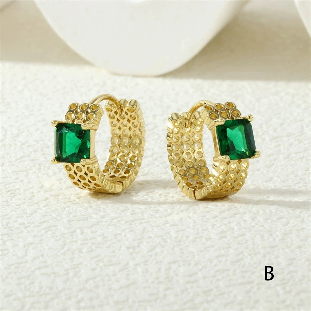 Bohemian Square Earrings Women