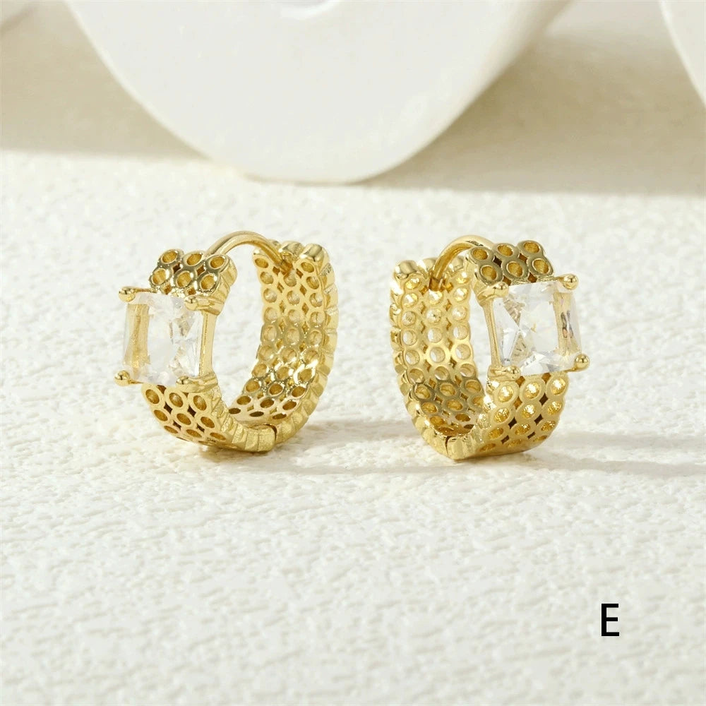 Bohemian Square Earrings Women