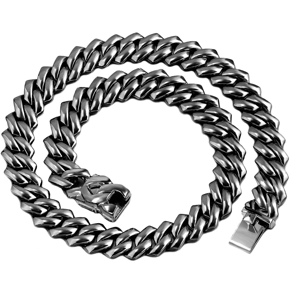 Iced Prong Cuban Necklace Women