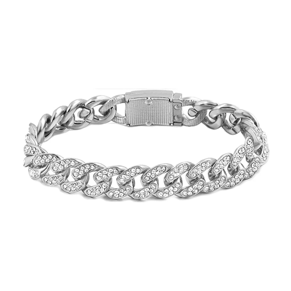 Iced Cuban Bracelet Women