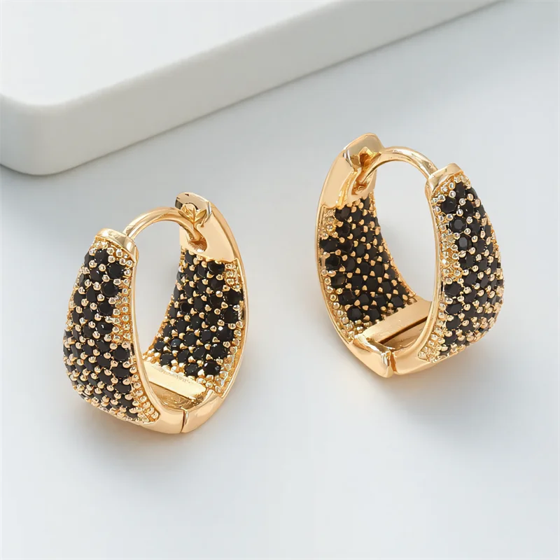 Rainbow Crystal Earrings Women