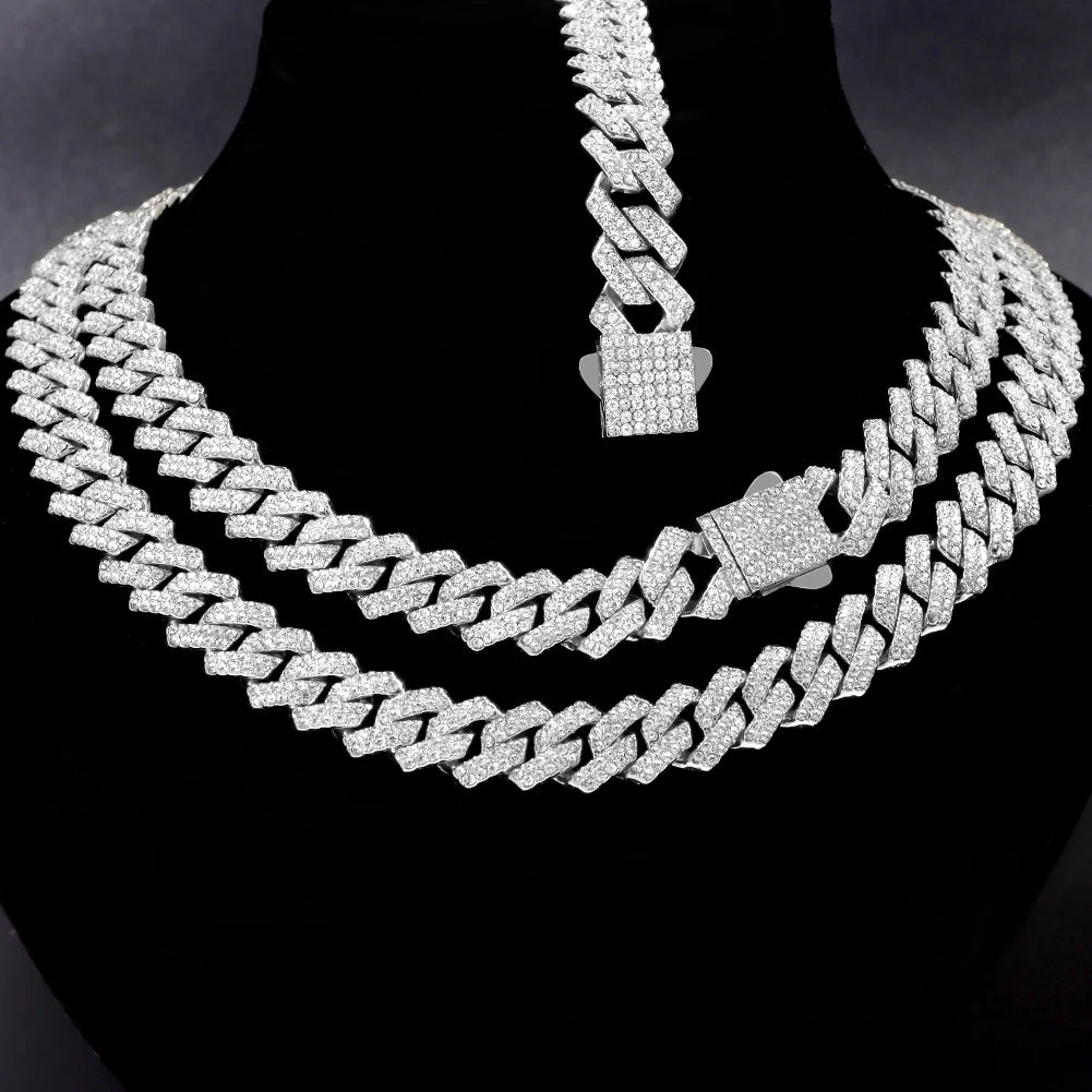 Iced Cuban Necklaces Women