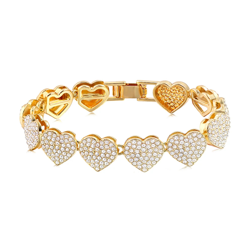 Iced Cuban Bracelet Women