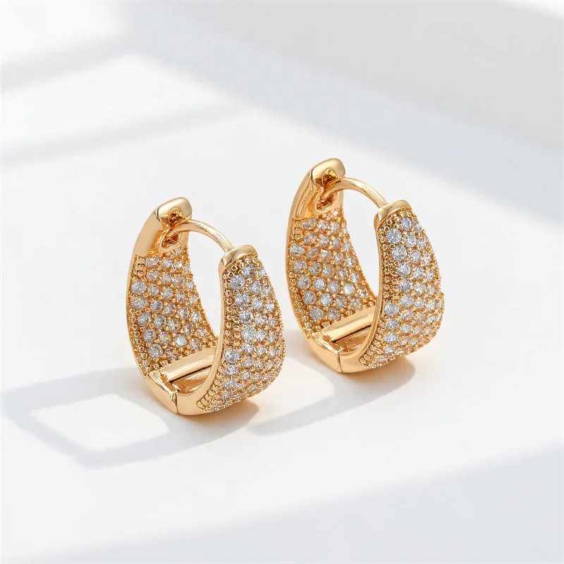 Rainbow Crystal Earrings Women